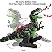TEMI Remote Control Dinosaur for Kids Boys Girls, Electronic RC Toys Educational Walking Tyrannosaurus Rex Dinosaur with Lights and Sounds Powered by Rechargeable Battery, 360 Degree Rotation Stuntthumb 3