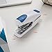 Bonsaii G8747 Low Force Stapler, Reduced 50% Effort, Compact, 20 Sheets Capacity, School, Work or Business, Light Blue/White