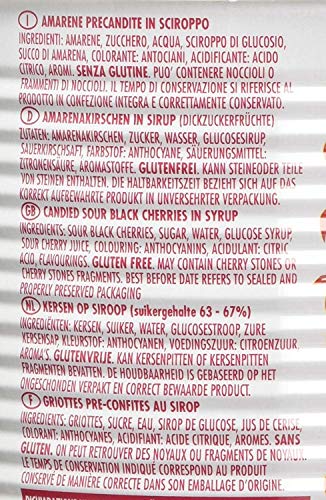 Toschi Amarena 6er pack von 1000 Gramm / Premium Qualität aus Italien / authentisches italienisches Topping – Bild 4