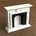 zhenleisier Doll House Accessories,1/12 Miniature Fireplace Furniture Model Kid's Handmade Educational Toy Doll House Living Room Decor Accessory White