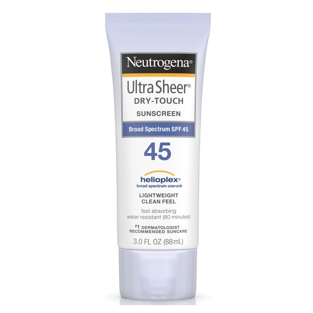 Neutrogena Ultra Sheer Dry-Touch Sunscreen SPF 45 3 oz (Pack of 6)