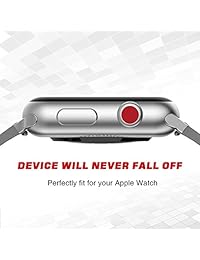 ouyzy para Apple Watch Band, de 42 mm. de 38 mm. suave de hule de silicona muñequera deporte correa para Iwatch Series 3 2 1, 38mm