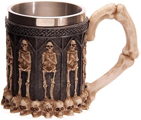 3D Resin Skull Face Mug Cup Terror Hooya