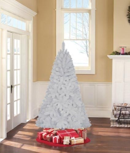 Holiday Time Unlit 65 Jackson Spruce White Artificial Christmas Tree (White)