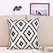 Laimeng Geometric Argyle Linen Throw Pillow Case