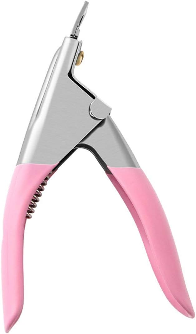 Gugutogo U Shaped Durable False Nail Tips Cutter Cuticle Nipper Acrylic UV Gel Remover Dead Skin Clipper Manicure Nail Art Tool