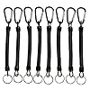 YOGAYET-Fishing-Lanyards-Safety-Rope-Wire-Coiled-Tether-for-Pliers-Grippers-Fish-Tackle-Tools-Pack-of-8