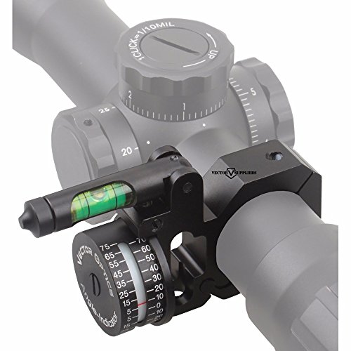 TAC Vector Optics Riflescope 30mm with 1 Inch Angle Indicator Bubble Level ACD Scope Mount Ring