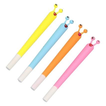Nikgic Interessante Schnecke Kreativität Unterschrift Stift Gel-Pen Gelschreiber Bunt Farbe Pen 0.38mm 12 Stück Zurück zur Sc