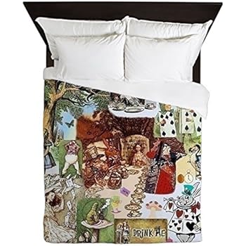 Cafepress Cheshire Cat Alice In Wonderland Queen Duvet Cover