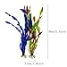 PietyPet Artificial Aquatic Plants, 20 Pcs Large Aquarium Plants Plastic Fish Tank Decorations, Vivid Simulation Plant Creature Aquarium Landscape, Red Purple