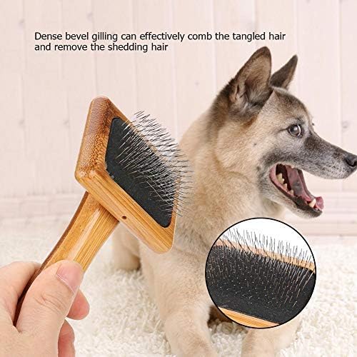 Professional Soft Curved Slicker Brush for Dogs and Cats with Medium and Long Hair - Pet Grooming Tool, #1 - Image 4