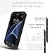 Galaxy S7 Case,Mangix Love Mei [Newest] Gorilla Glass Luxury Aluminum Alloy Protective Metal Water Resistant Shockproof Military Bumper Heavy Duty Cover Shell Case for Samsung Galaxy S7 (Black)