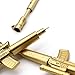 Rifle Bullet Pen,Gold Sniper Rifle Gun Shape Gel Ink Pens Stationery For Students school supplies and Office Ball Point Novelty,5 Count