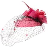 Fascinators Hair Clip Headband Pillbox Hat Bowler Feather Flower Veil Wedding Party Hat