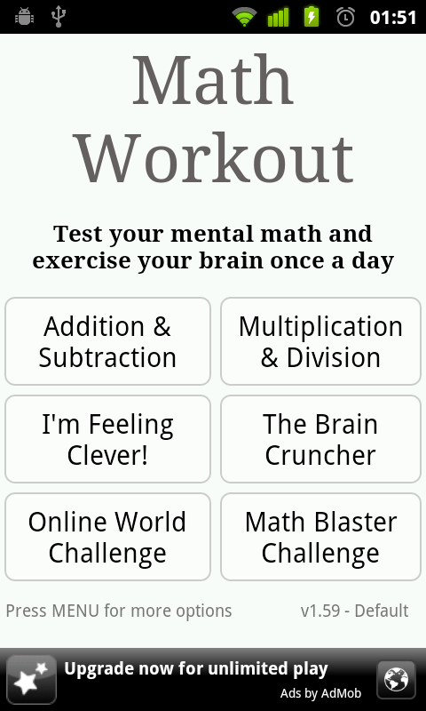 Amazon.com: Math Workout: Appstore for Android