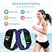 Fitpolo Fitness Tracker HR,Activity Tracker with Heart Rate Monitor, IP67 Waterproof Smart Bracelet, Fitness Watch with Calorie Counter,Sleep Monitor,Pedometer Watch for Kids Women and Men
