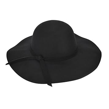 girls black bowler hat