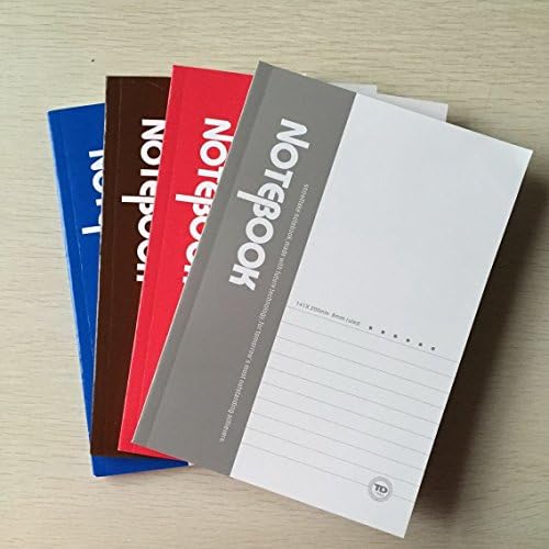 Composition Business Notebook, Assorted Colors, 60 Sheets, 10 Packs A5 Size 8.27"x 5.67"