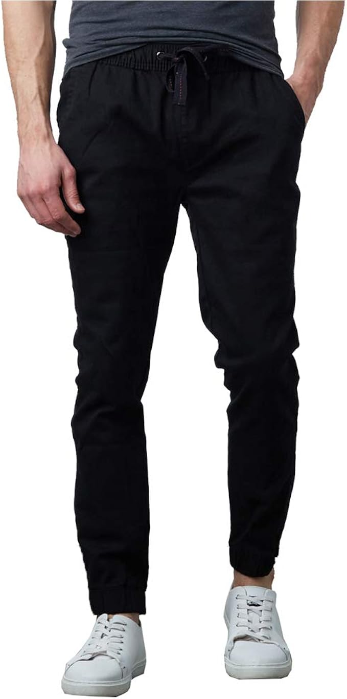 advanced stretch twill super skinny jogger pants