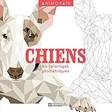 Chiens : 60 coloriages géométriques by
