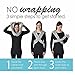 Baby K'tan Active Baby Wrap Carrier, Infant and Child Sling - Simple Wrap Holder for Babywearing - No Rings or Buckles - Carry Newborn up to 35 Pound, Black, Small (Women 6-8 / Men 37-38)
