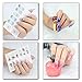 Christmas Nail Art, Glitter Nail Stickers for Women Teens Girls Kids, Christmas Nail Wraps, Easy to Apply, Long Lasting, 4 Sheets Perfect Dress up Nail Art Stickers for Fingers or Toes Christmas Gift