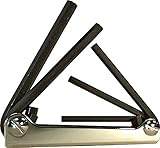 EKLIND 20511 Steel Handle Fold-up Hex Key allen wrench - 5pc set SAE Inch Sizes 3/16-3/8