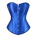 Women's Bustier Corset Top Sexy Lingerie Sets Black Satin Waist Cincher