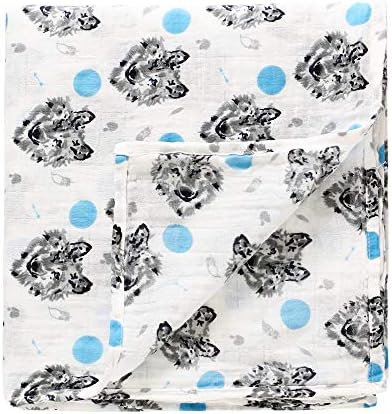 wolf baby blanket