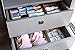 Amelitory Underwear Organizer Drawer Divider Foldable for Bras Panties Socks 4 Set, Beige