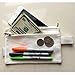 Augbunny 100% Cotton 16oz Canvas Zipper Makeup Pouch, Coin Purse, Cellphone Purse, Pen/Pencil Case 5-pack