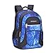 Fenrici Galaxy Backpack with Lunch Box & Bento Box Matching Set, Laptop Backpack, Insulated Lunch Bag for Girls, Boys, Bento Box with 5 Compartments, Purple Galaxy, Pastel Blue