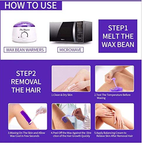 ESTAVITO White Chocolate Hard Beans Depilatory Stripless Wax 400Gm With Free Wooden Applicators Used For Upper Lips, Arms, Legs, Full Body - Women 4 ESTAVITO White Chocolate Hard Beans Depilatory Stripless Wax 400Gm With Free Wooden Applicators Used For Upper Lips, Arms, Legs, Full Body - Women - Image 4