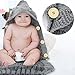 Colorful Newborn Baby Wrap Swaddle Blanket, Oenbopo Baby Kids Toddler Knit Blanket Swaddle Sleeping Bag Sack Sleep Bag Stroller Wrap for 0-12 Month Baby (Grey)