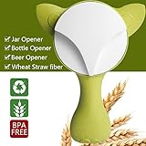 Multifunctional Jar Bottle Opener, Easy Grip Manual Off for Bottle Jar, Plastic Jar, Open Jars lid, Beer Opener, for Weak Hands for Seniors With Arthritis
