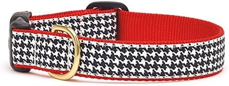 Up Country Houndstooth Dog Collar - Extra Large (Wide)