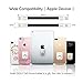 DOFLY 2 Pack Short Apple Lightning Cable, Keychain Cable 8 Pin to USB Adapter Data Sync Charging Cord Support Quick Charge Made for iPhone/iPad/ iPod(Gift: Phone holder) …