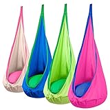 Driftsun Hammock Pod Kid Swing, Outdoor and Indoor Children's Hammock Chair Nook Sensory Seat - Hardware Included