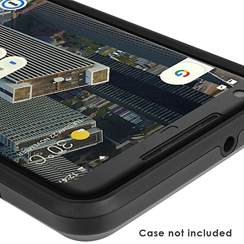 Skinomi TechSkin [2-Pack] (Case Compatible) Clear Screen Protector for Google Pixel 2 XL 2017 Anti-Bubble HD TPU Film - Thumbnail 3