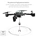 ESGOT ES-Q10 RC Quadcopter 2.4GHz 6-Axis Gyro 4 Channels 2MP Camera LED Lights FPV WiFi Foldable Remote Control Drone