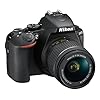 Nikon D5600 Digitale spiegelreflexcamera, zwart, Kit AF-P VR DX 18-55, zwart