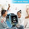 Kids-Smart-Watch-Smart-Watch-for-Kids-with-Phone-Call-Games-Music-Player-SOS-Calculator-Recorder-Alarm-Clock-1-GB-Micro-SD-includedKids-Watch-Gifts-for-Boys-Girls-3-12Y-BLUE Kids Smart Watch, 16 Games Smart Watch for Kids with SOS Call Music Player Camera Calculator Recorder Alarm Clock[Built…
