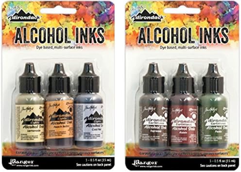 Adirondack Alcohol Ink Bundle Wildflower Ink Set Mountain Vineyard Ink Set