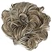 CAISHA Hairpiece Hair Wrap Heat-resistant Synthetic Fibres Curly Messy Updo Light Brown Gray Mix HW40