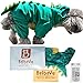 Bro'Bear Pet Dinosaur Costume with Hood for Small Dogs & Cats Outfit Winter Coat Warm Jacket (X-Large)