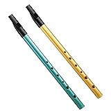 SDCDOW Irish Tin Whistle Set Key of C and Key of D