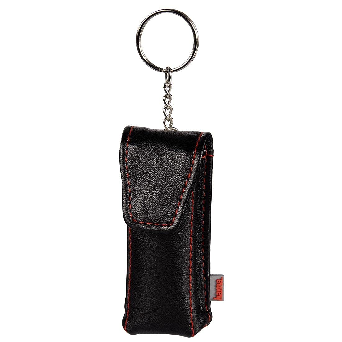 Hama | Fashion USB Stick Case with Keyring | Black, 00090775
