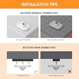 Aieve 8 Pack Small Appliance Rollers Self Adhesive Caster Wheels 360° Swivel view 5