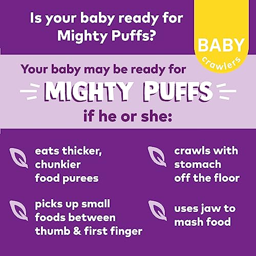 Plum Organics Mighty Puffs Snack For Babies Beet & Strawberry Flavor (Pack of 1) 1.85 oz